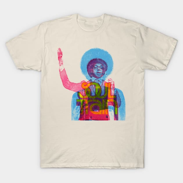 Don Cornelius Soul Train T-Shirt by HAPPY TRIP PRESS